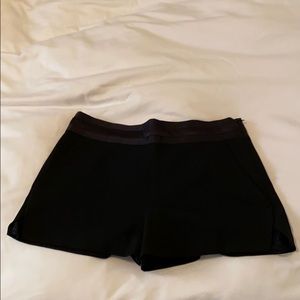 Black dress shorts